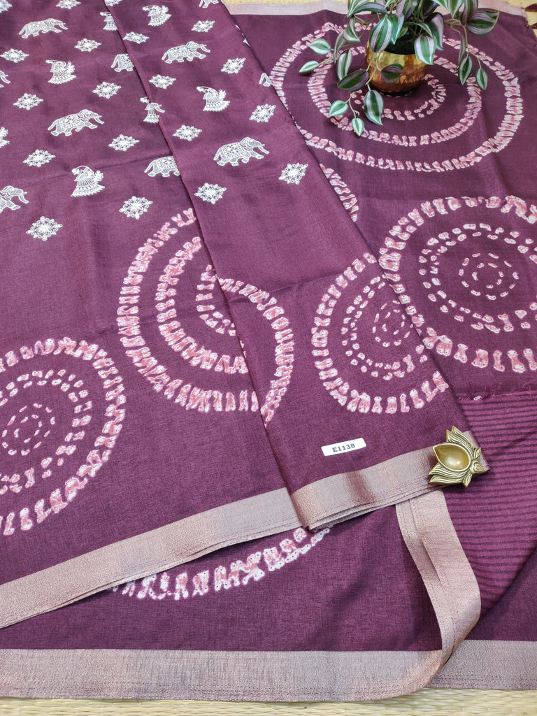 Mutka Tussar Silk# E1138