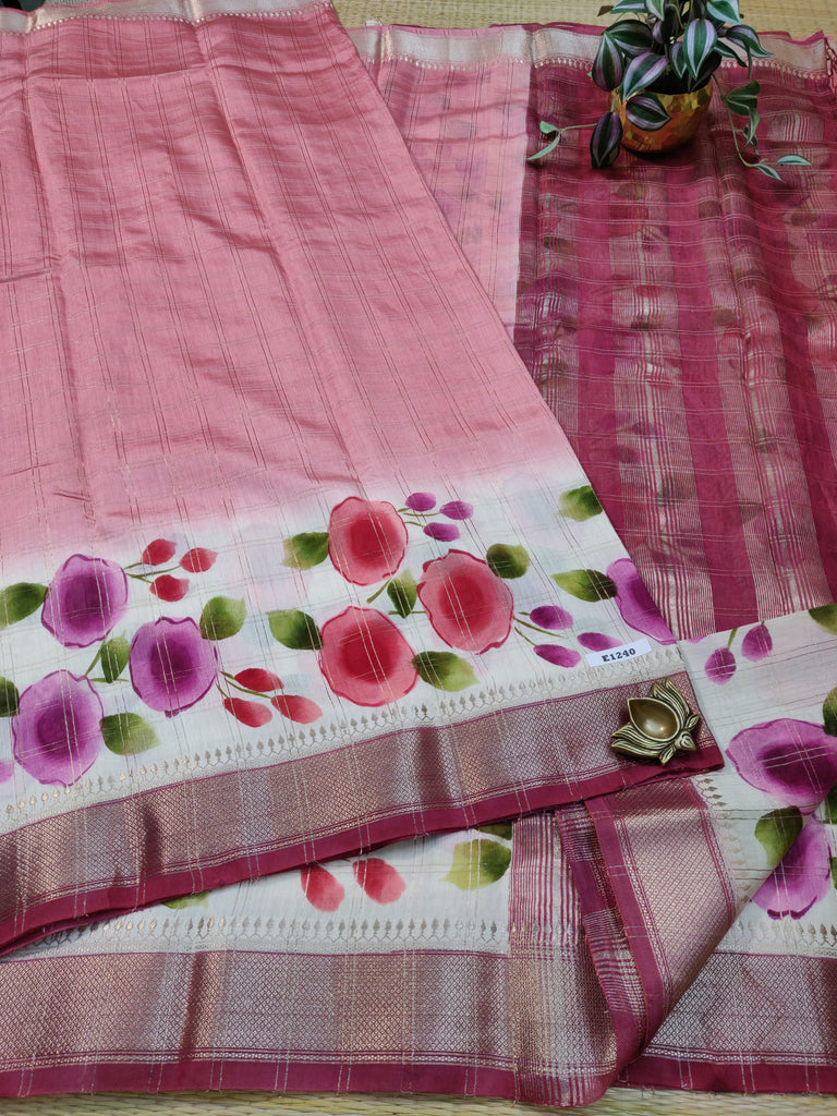 Chanderi Saree #E1240