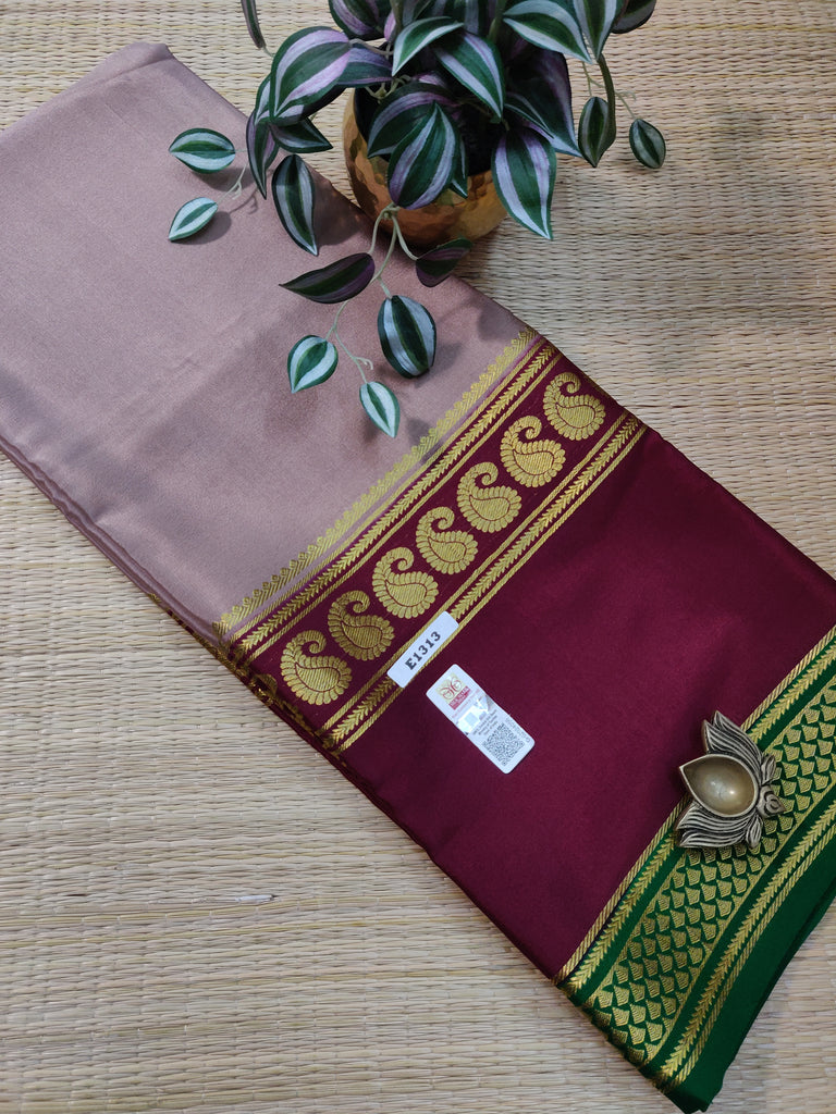 Pure Crepe Silk Saree #E1313