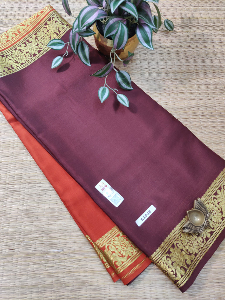Pure Crepe Silk Saree #E1042