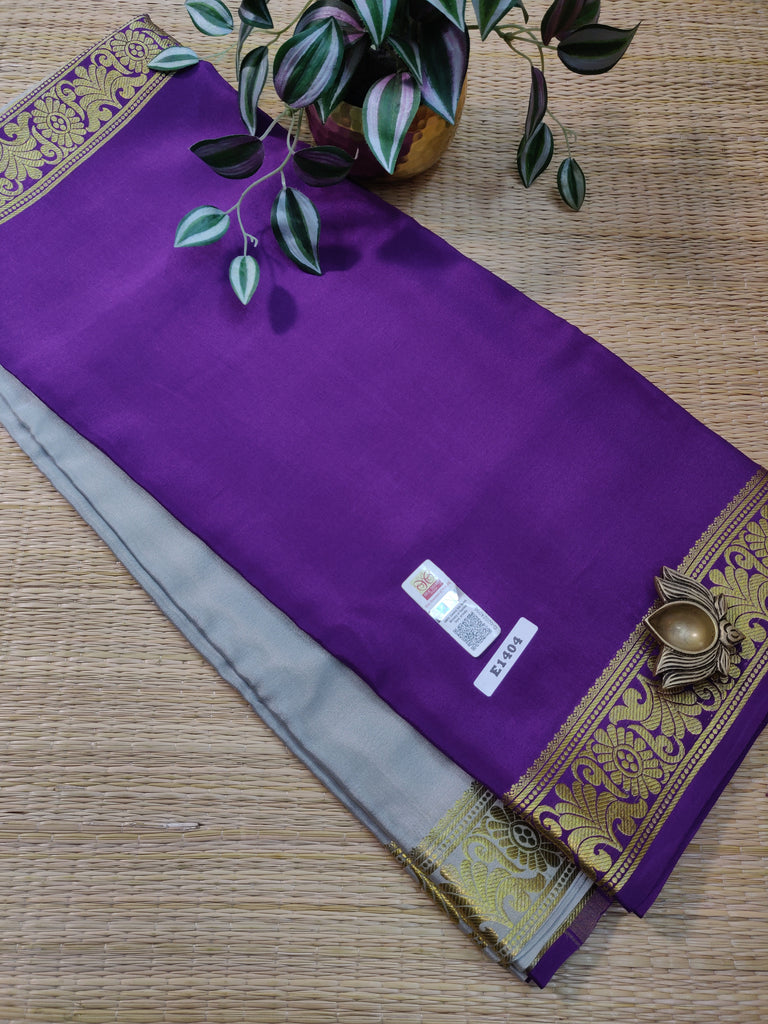 Pure Crepe Silk Saree #E1404