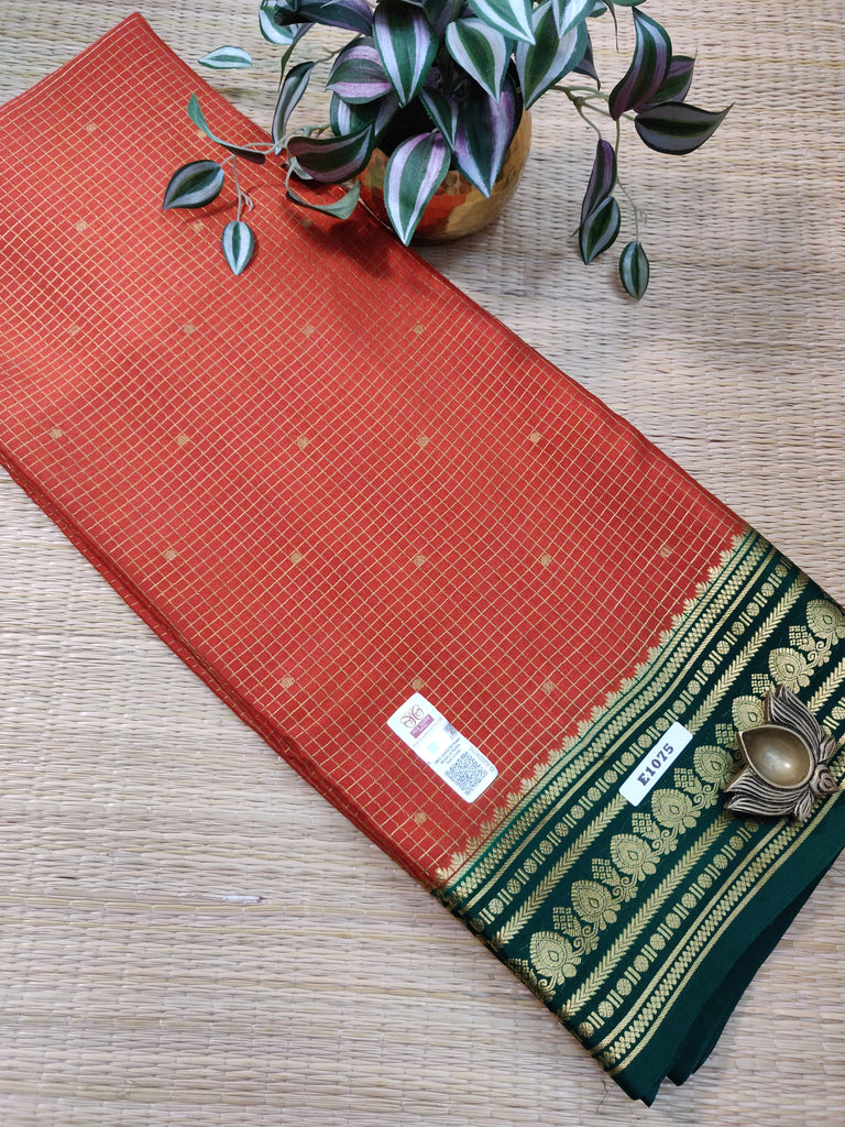 Pure Crepe Silk Saree #E1075