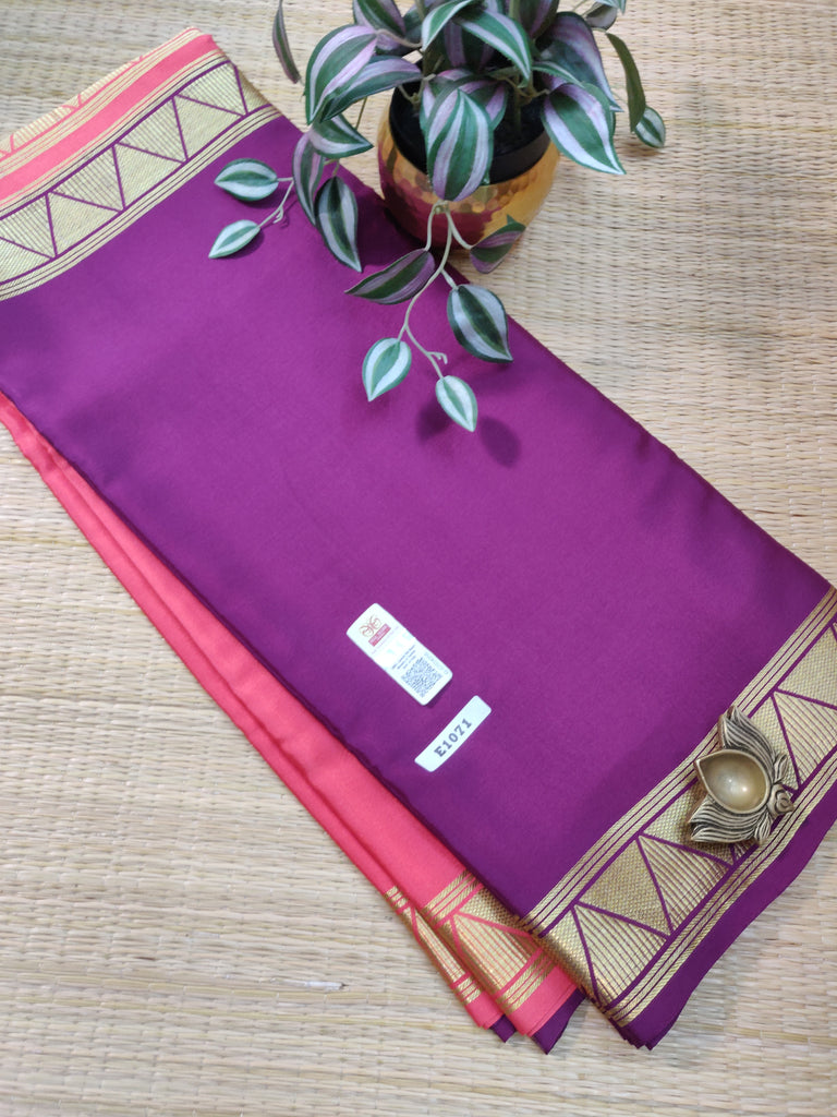 Pure Crepe Silk Saree #E1071