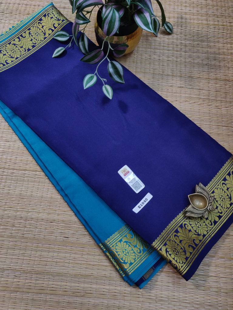 Pure Crepe Silk Saree #E1040