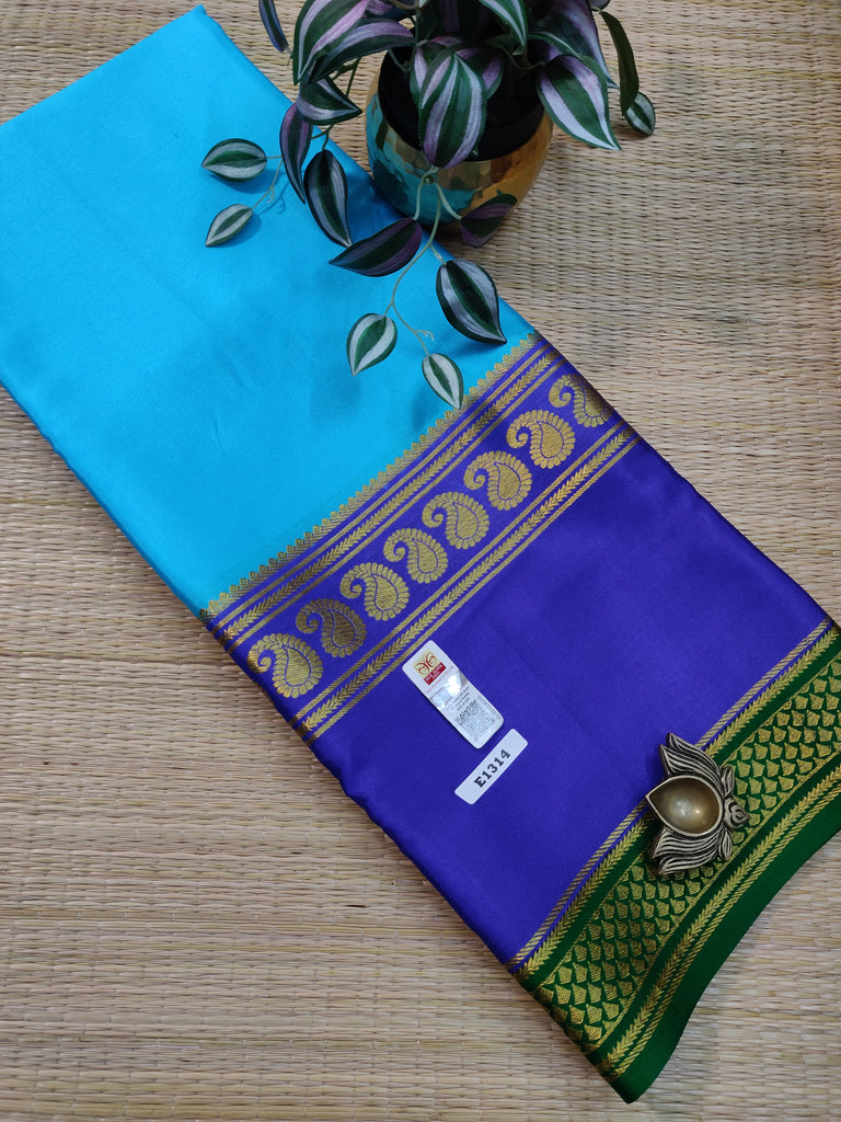 Pure Crepe Silk Saree #E1314