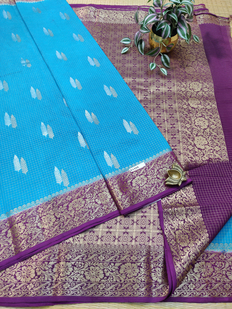 Semi Crepe Sarees #E1499