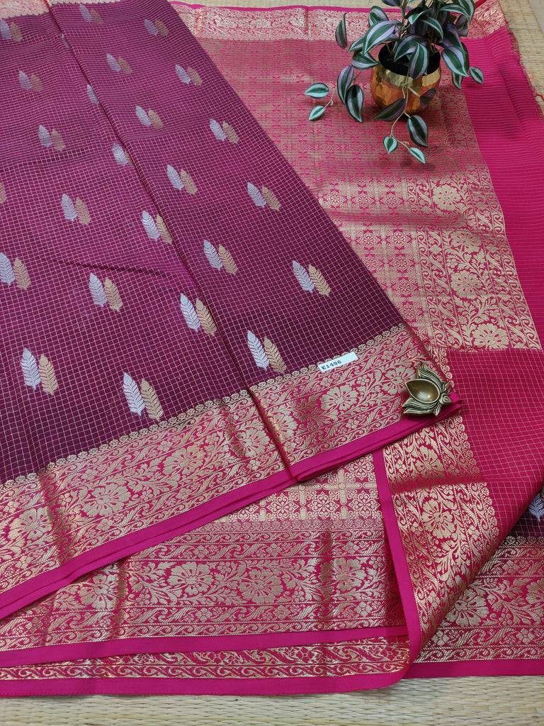 Semi Crepe Sarees #E1496