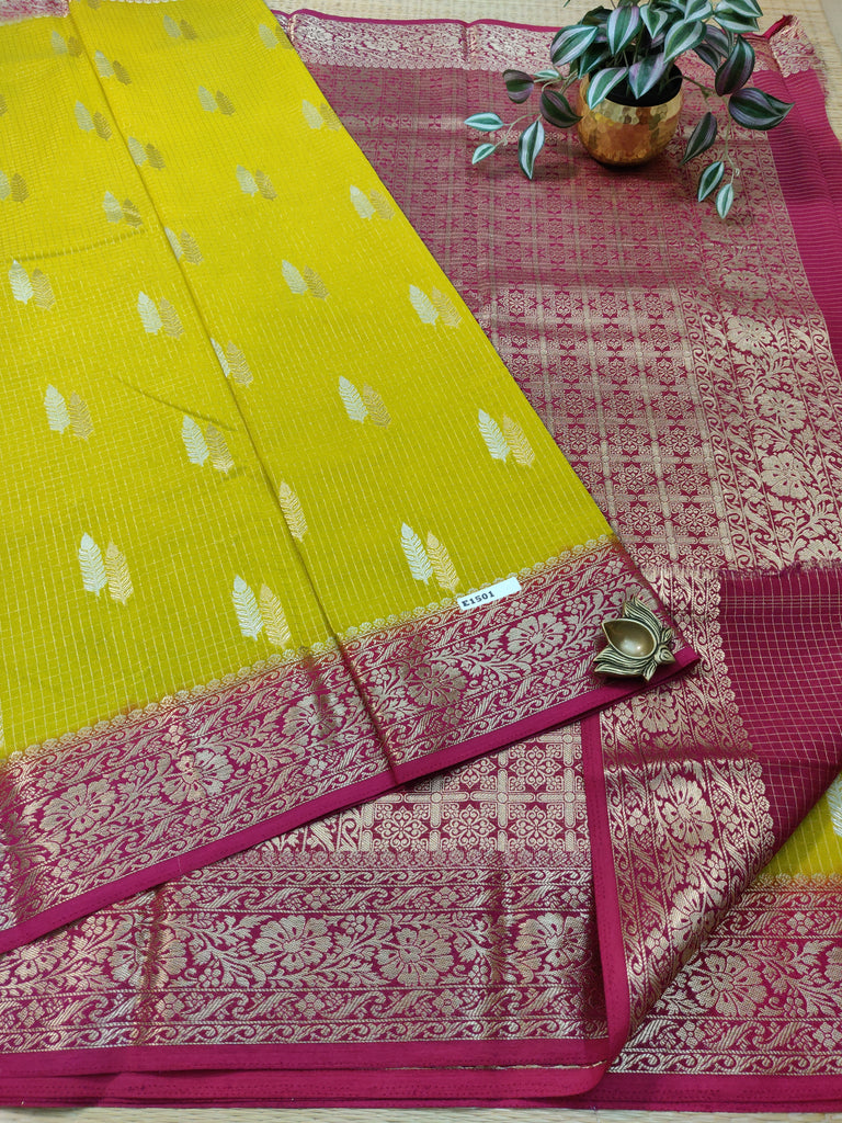 Semi Crepe Sarees #E1501