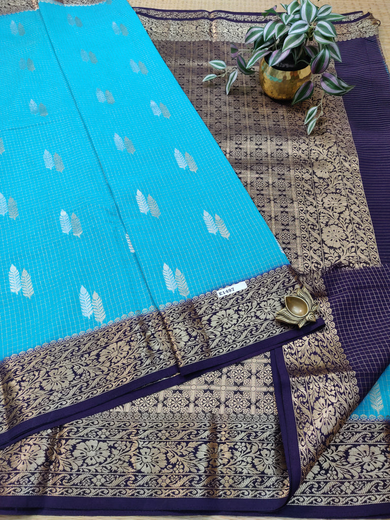 Semi Crepe Sarees #E1497