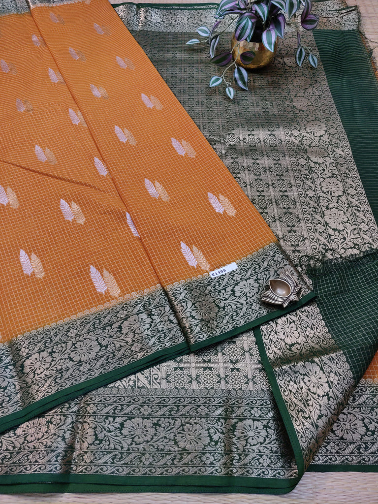 Semi Crepe Sarees #E1495