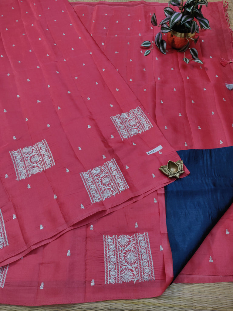 Butter crepe sarees #E1487