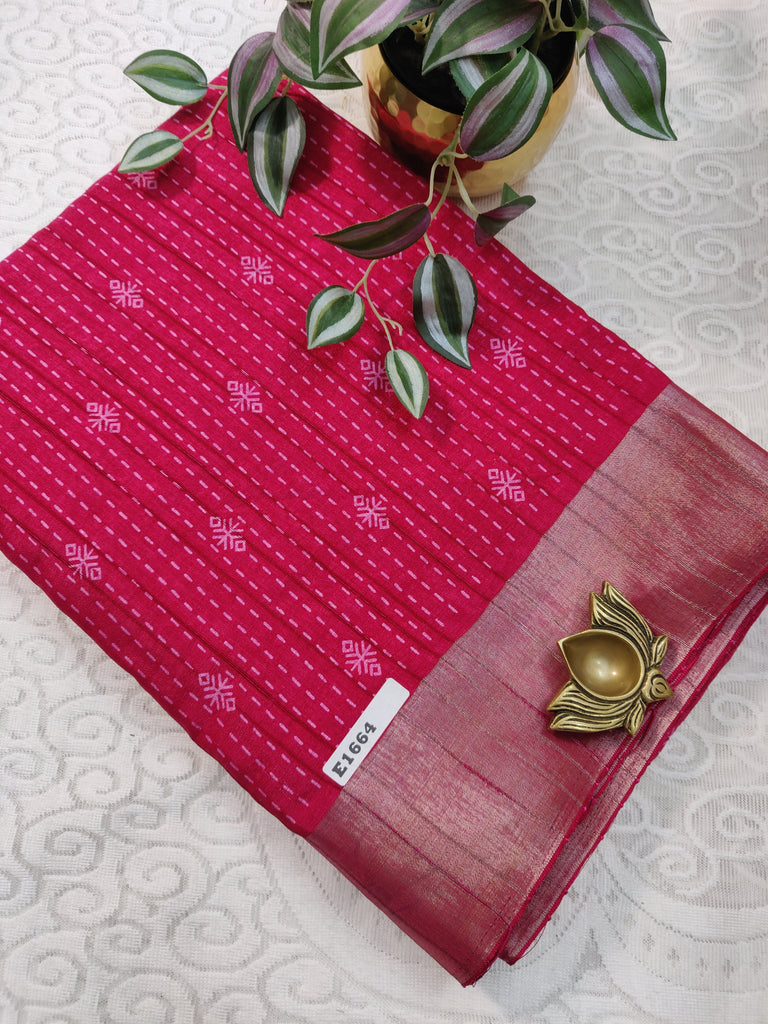 Printed Rawsilk #E1664