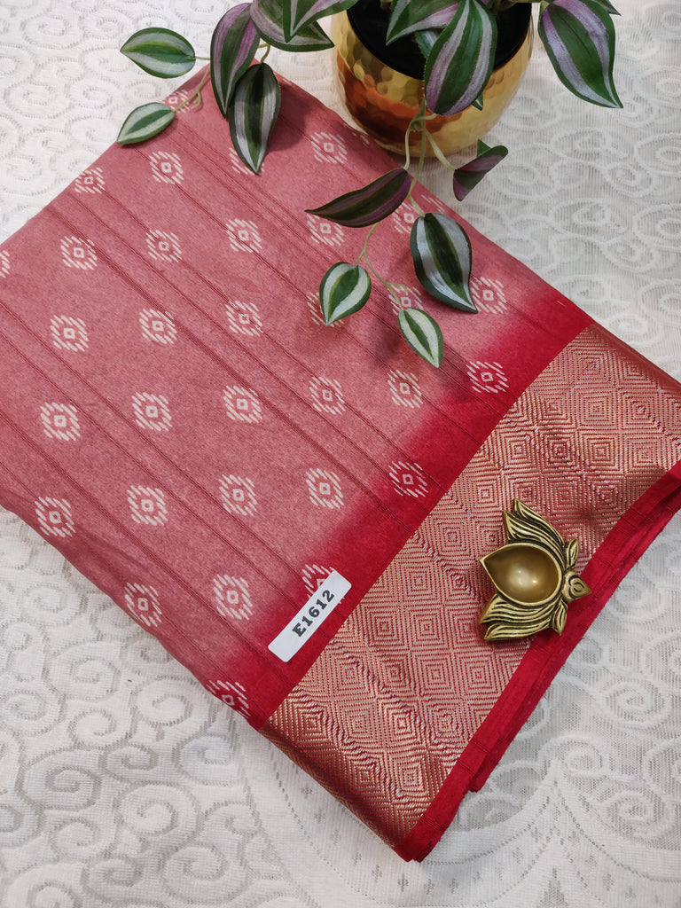 Printed Rawsilk #E1612