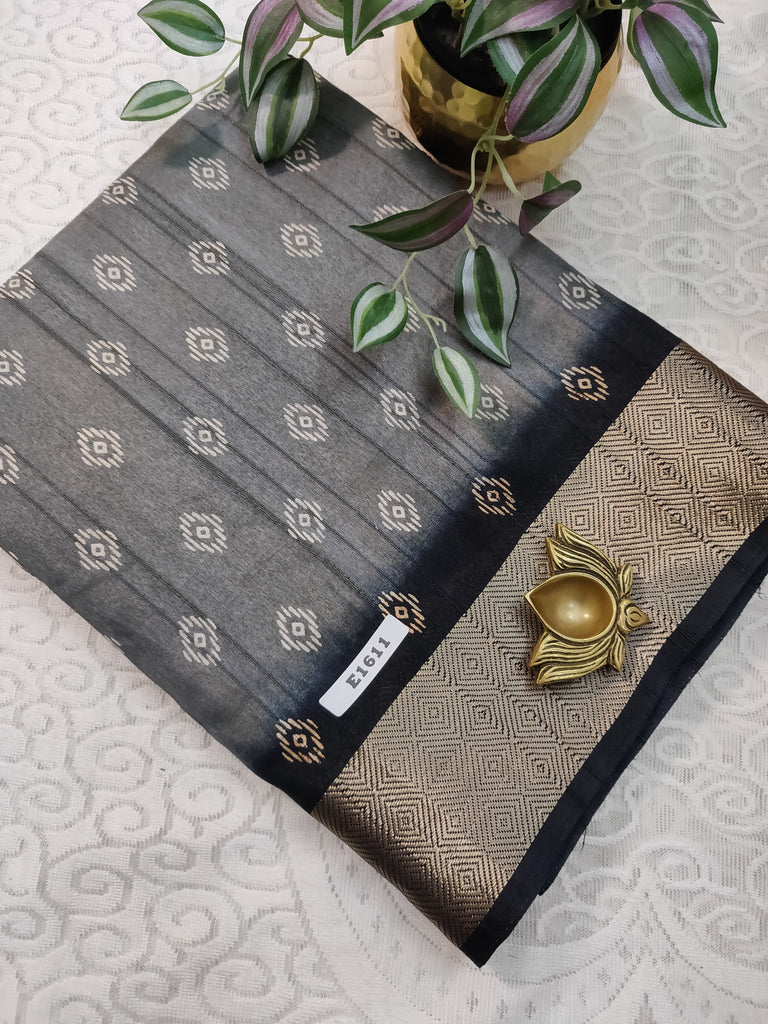 Printed Rawsilk #E1611