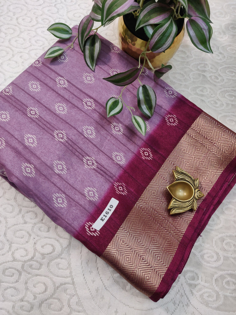 Printed Rawsilk #E1610
