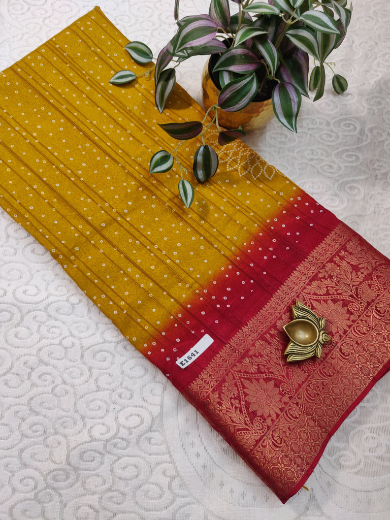 Printed Rawsilk #E1641
