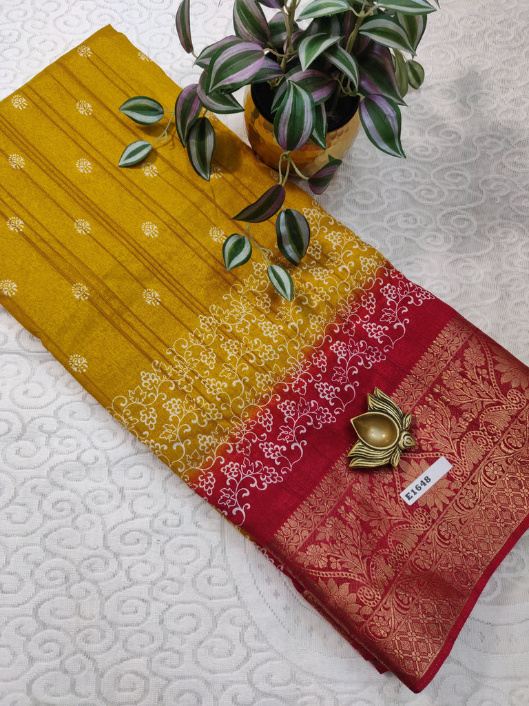 Printed Rawsilk #E1648