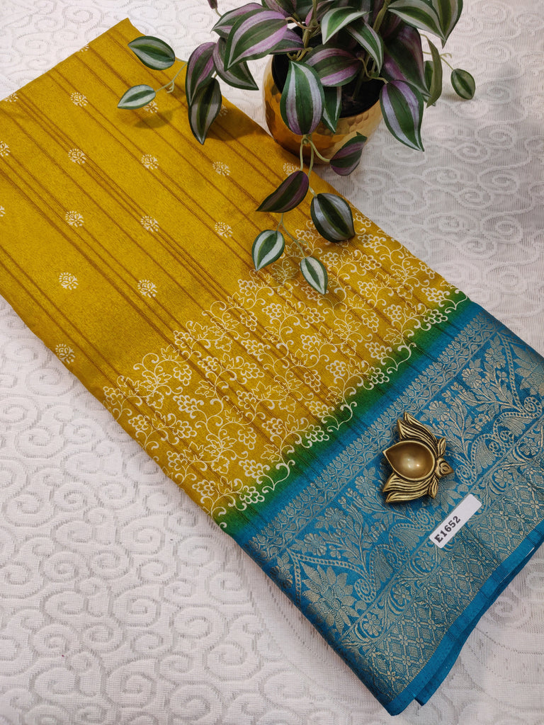 Printed Rawsilk #E1652