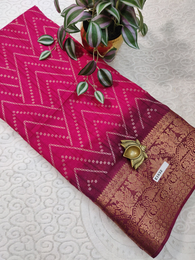 Printed Rawsilk #E1632
