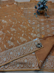 Semi Banarasi Saree #D8454