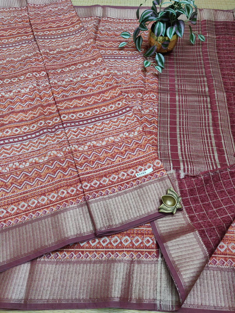 Chanderi Saree #E1763