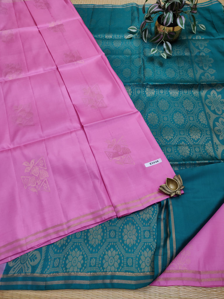 Butta Silk Mix Sarees #E2036