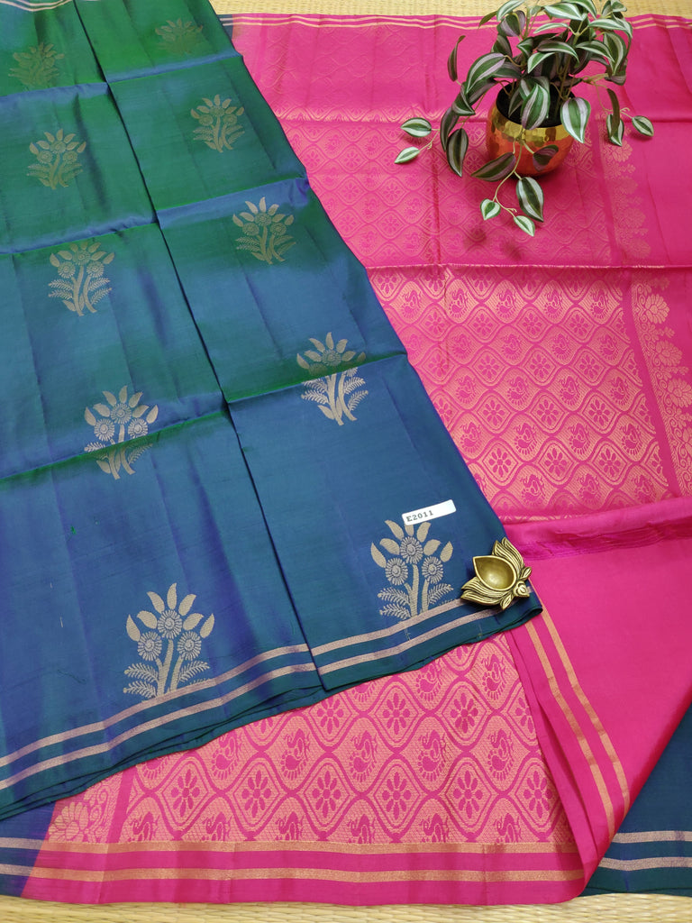Butta Silk Mix Sarees #E2011