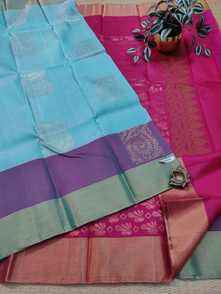 Silk Mix Sarees #D9825