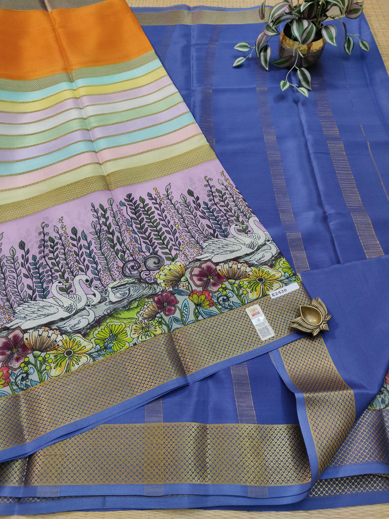 Pure Crepe Silk Saree #E2430