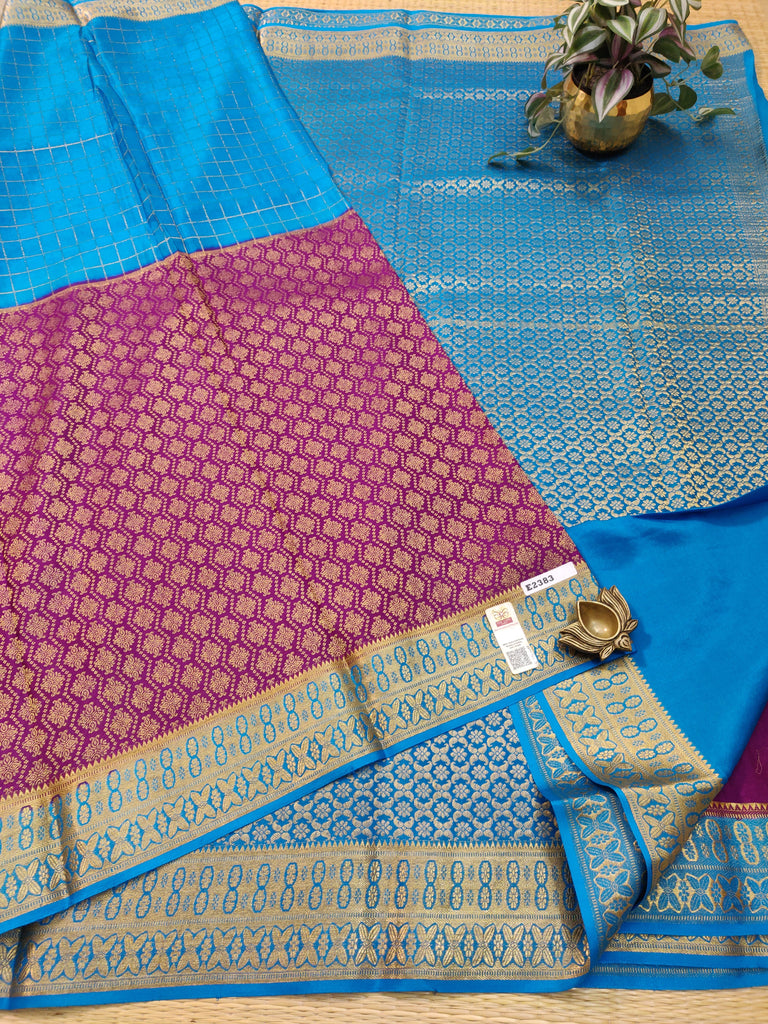 Pure Crepe Silk Saree #E2383