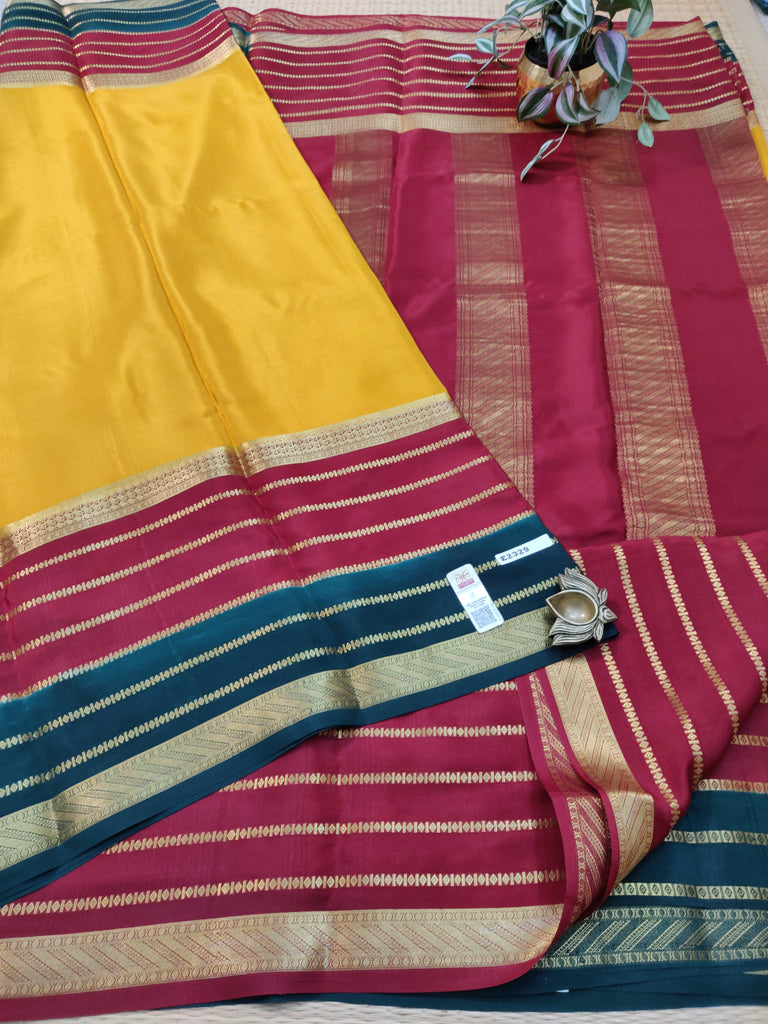Pure Crepe Silk Saree #E2329