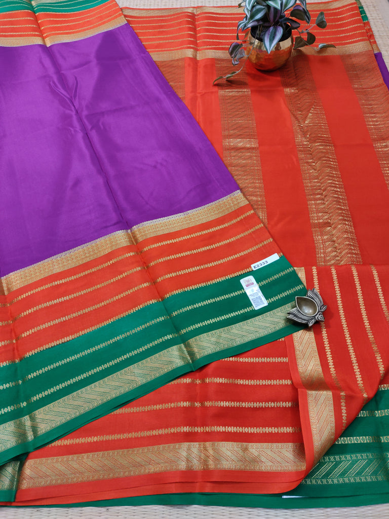 Pure Crepe Silk Saree #E2333