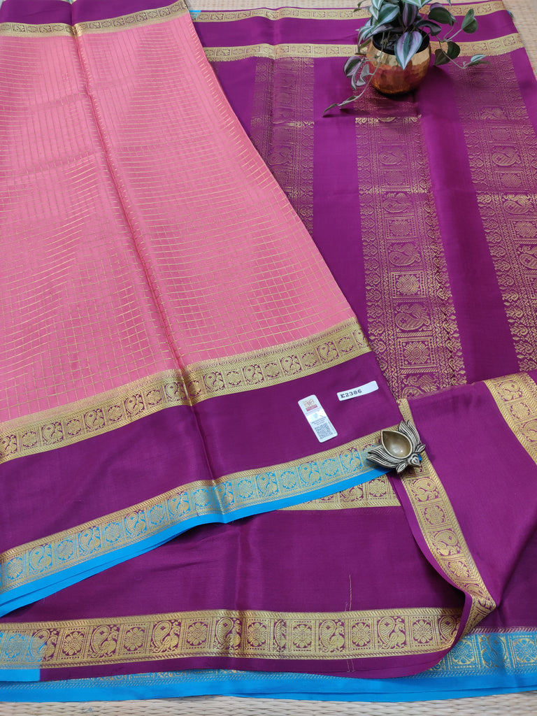 Pure Crepe Silk Saree #E2386