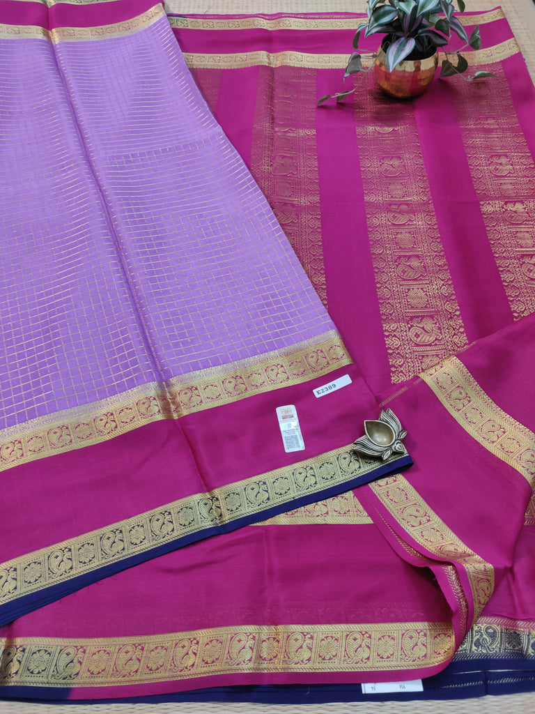 Pure Crepe Silk Saree #E2389