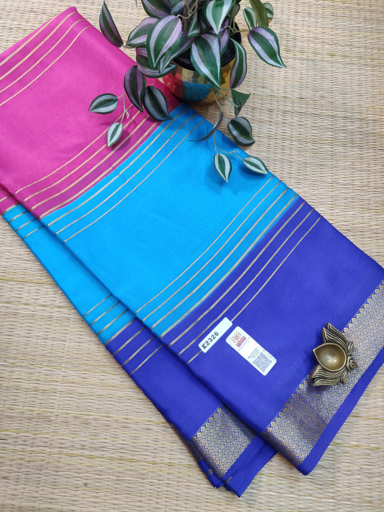 Pure Crepe Silk Saree #E2326