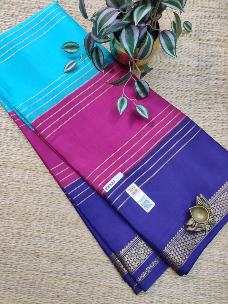 Pure Crepe Silk Saree #E2323