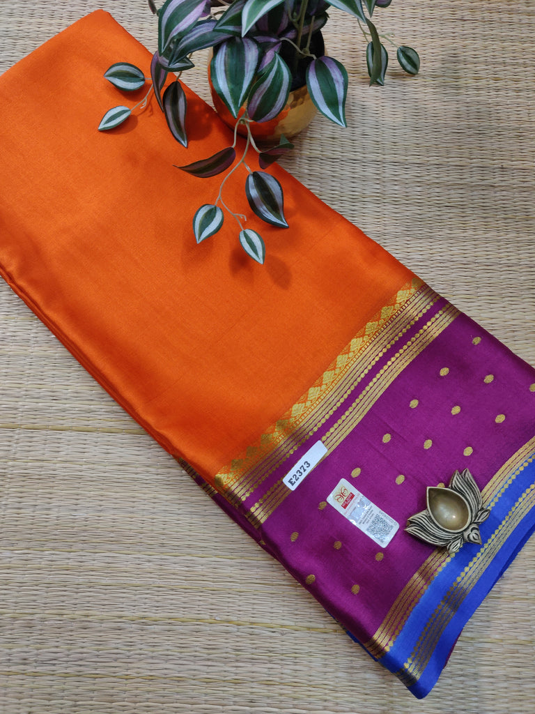 Pure Crepe Silk Saree #E2373
