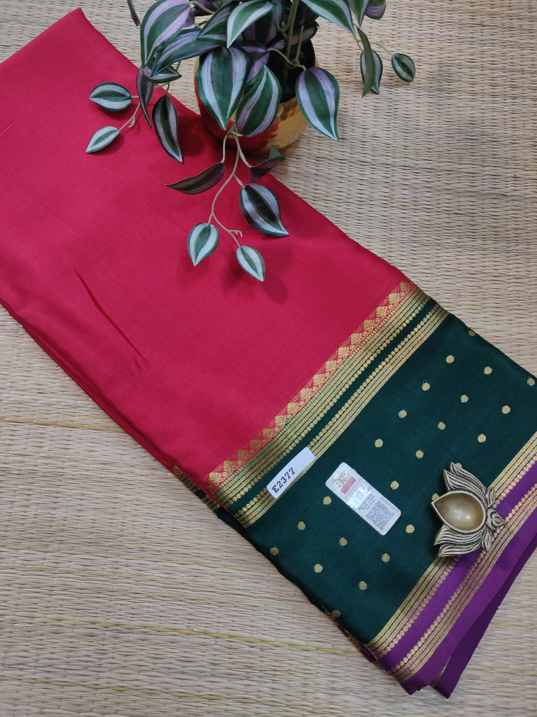 Pure Crepe Silk Saree #E2377