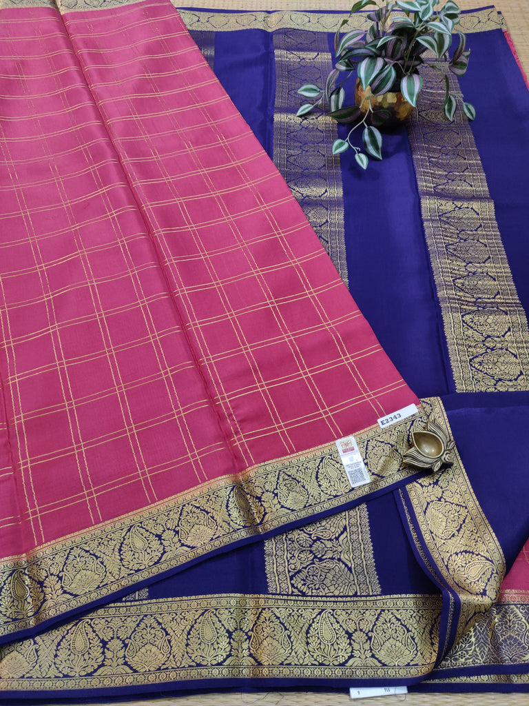 Pure Crepe Silk Saree #E2343