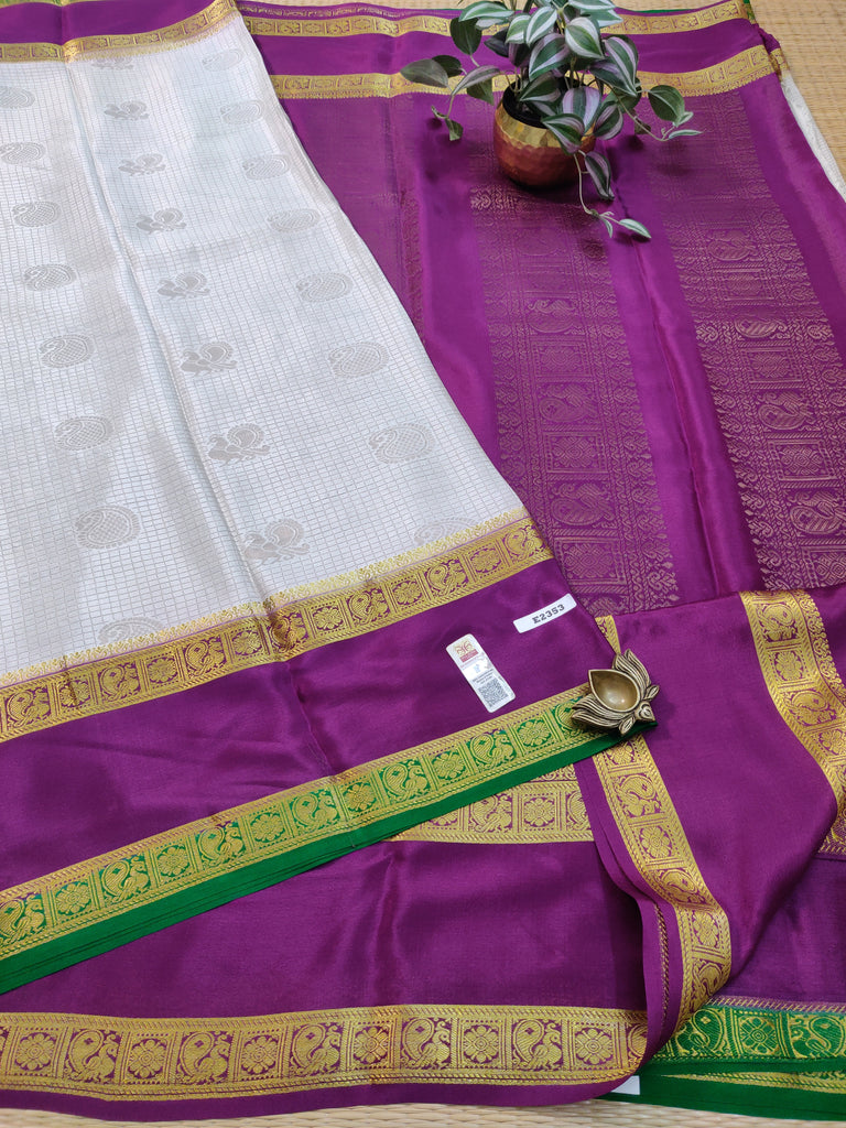 Pure Crepe Silk Saree #E2353