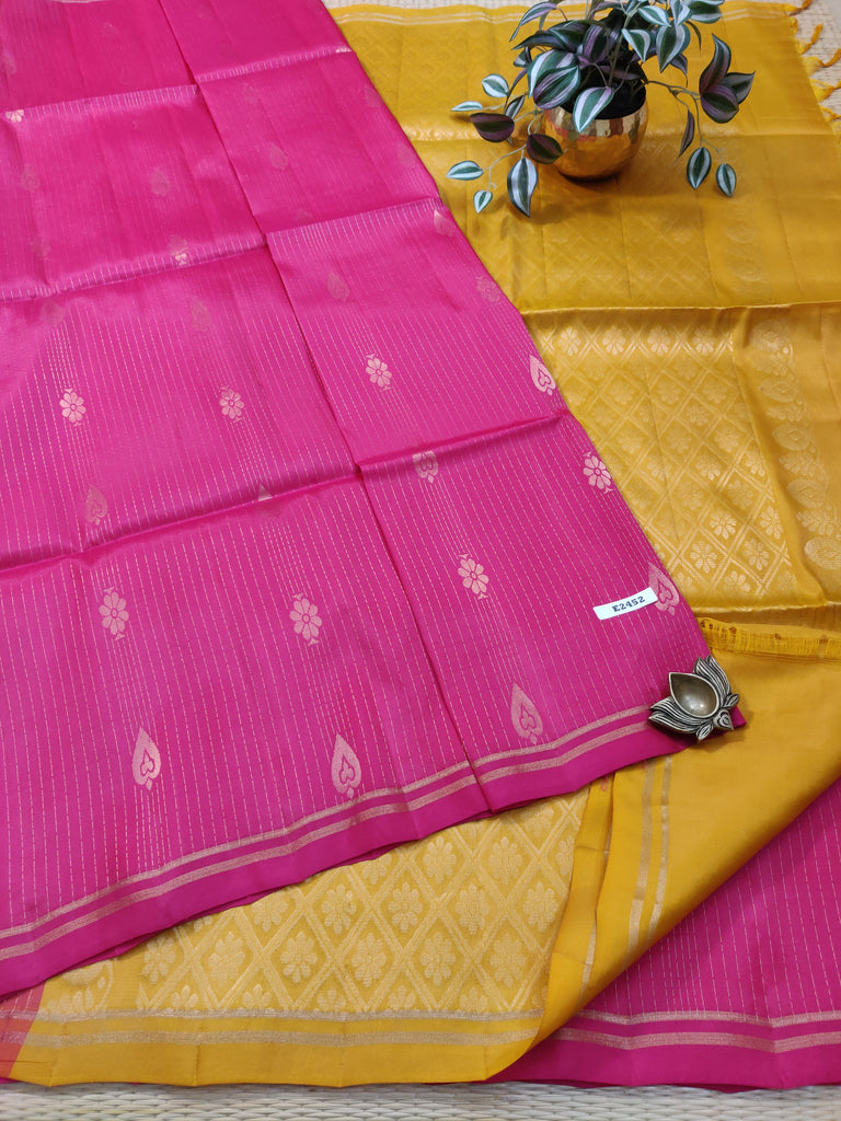 Butta Silk Mix Sarees #E2452