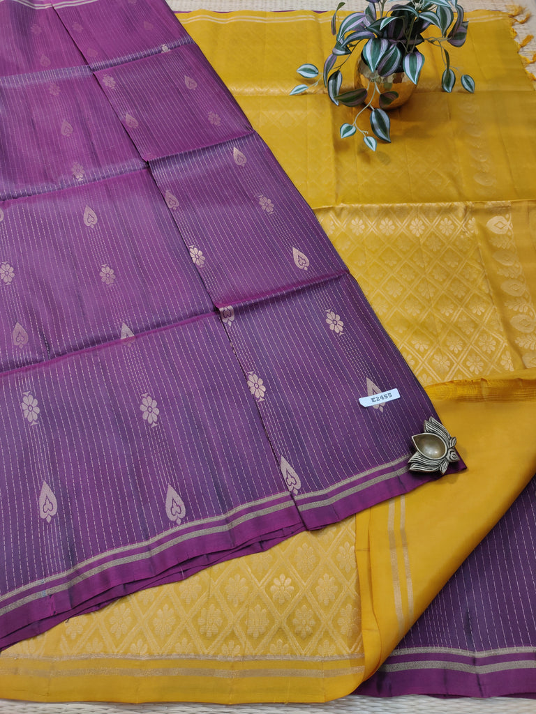 Butta Silk Mix Sarees #E2455