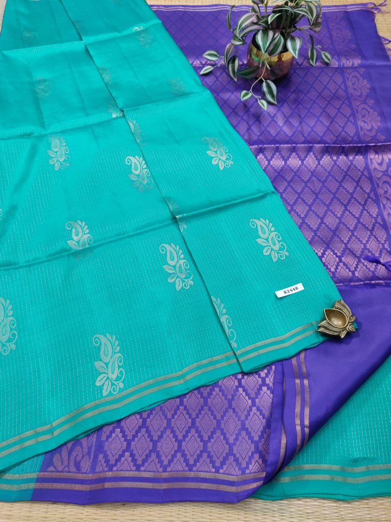 Butta Silk Mix Sarees #E2448