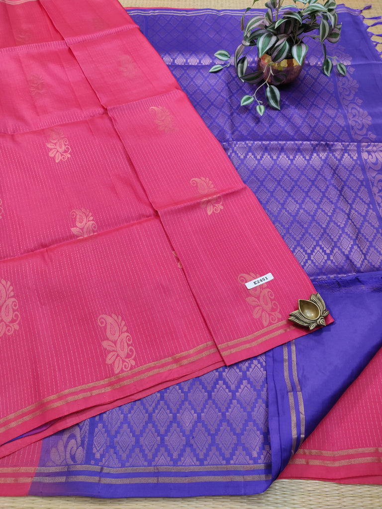 Butta Silk Mix Sarees #E2451
