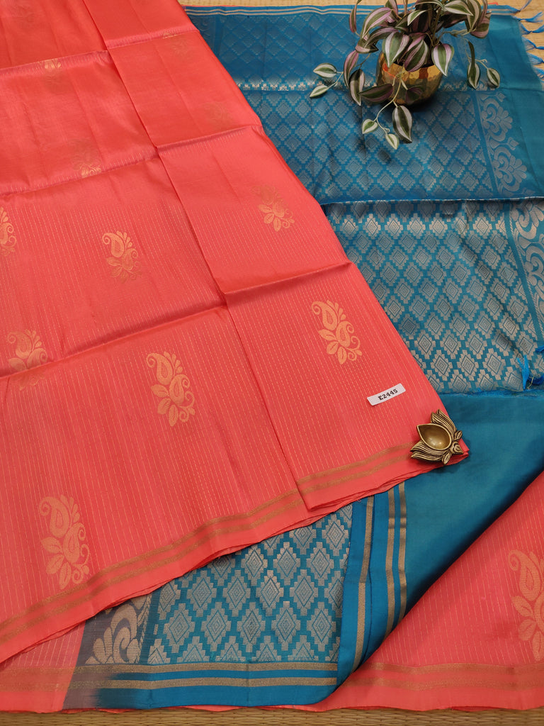 Butta Silk Mix Sarees #E2445