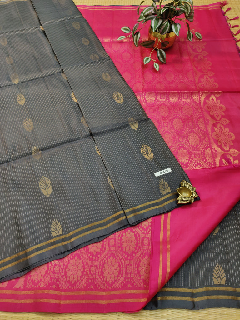 Butta Silk Mix Sarees #E2442