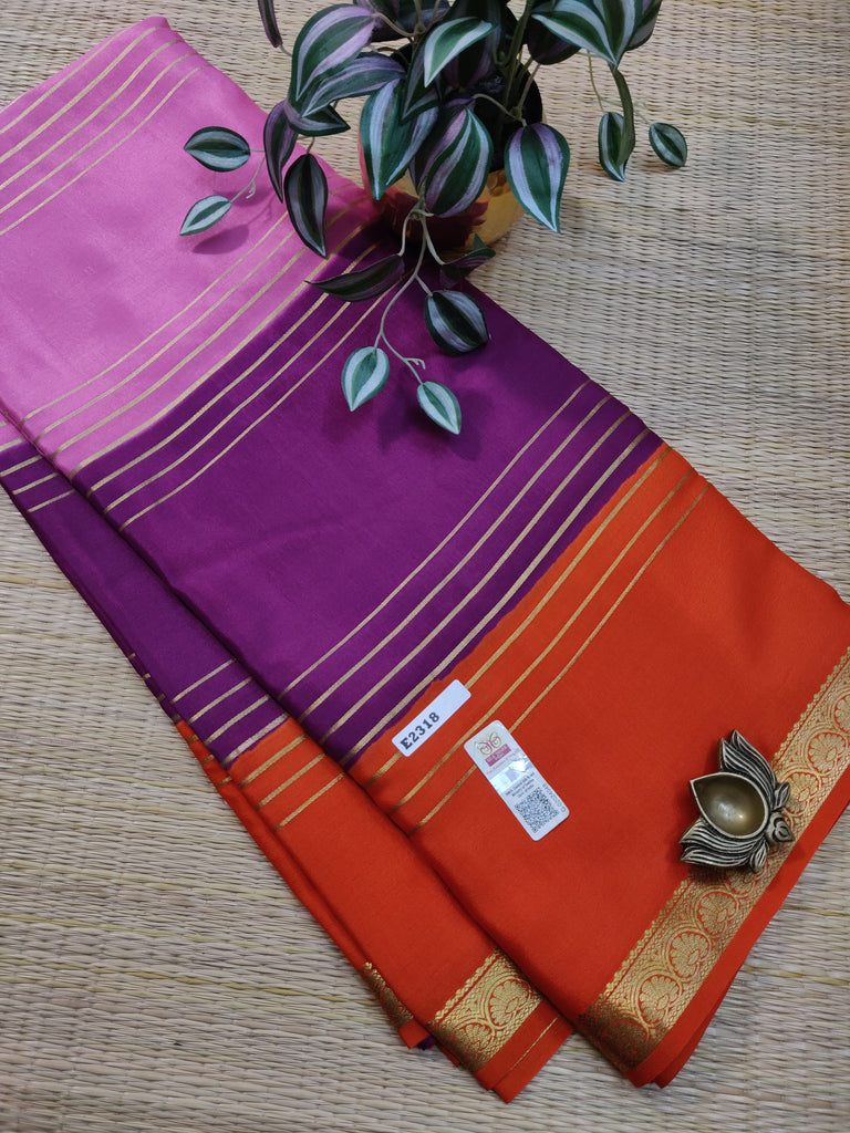 Pure Crepe Silk Saree #E2318