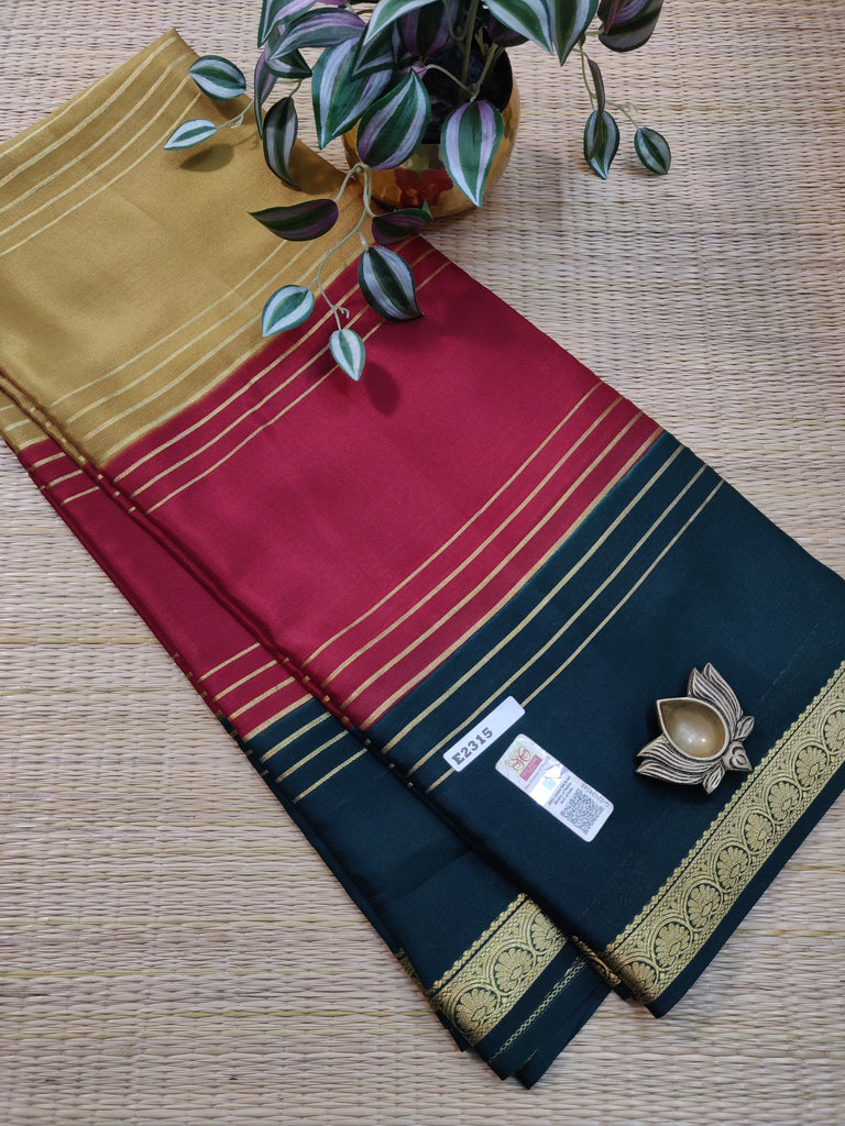 Pure Crepe Silk Saree #E2315