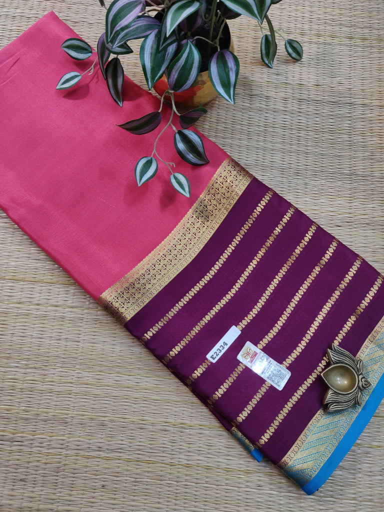 Pure Crepe Silk Saree #E2334