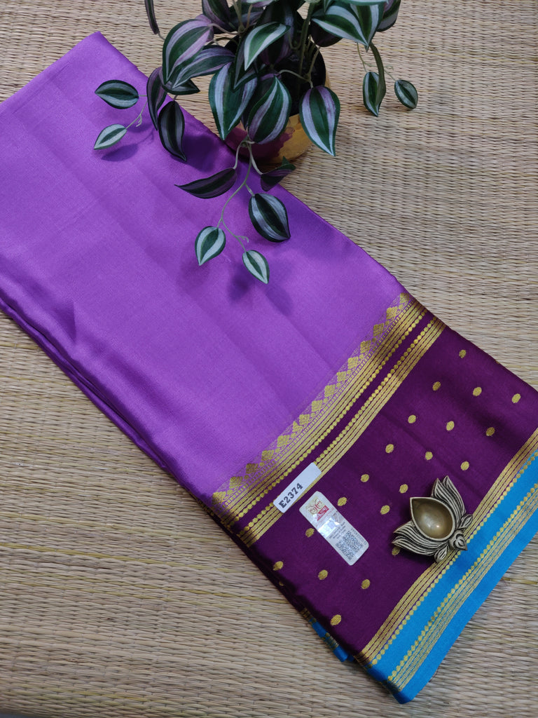 Pure Crepe Silk Saree #E2374